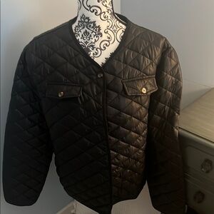 Black Quilted Women's Jacket